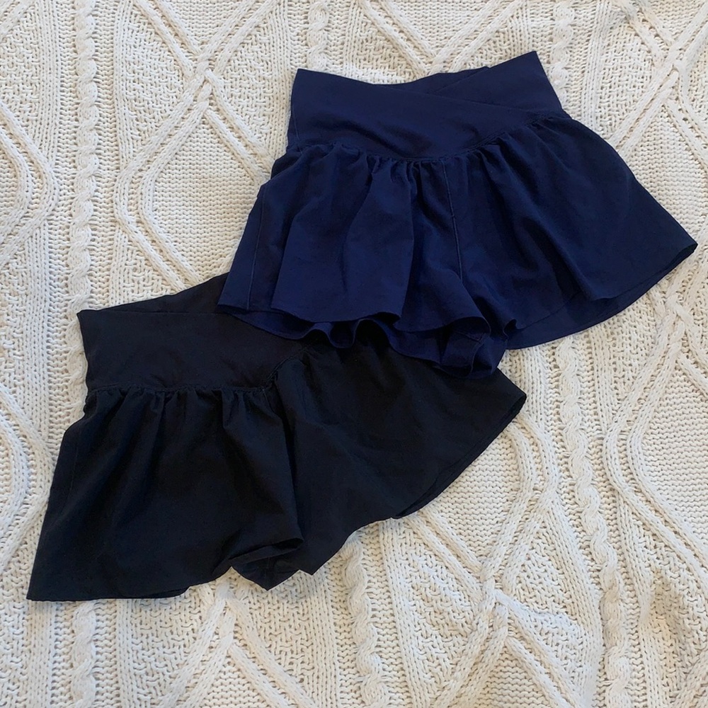 2 Pairs of OFFLINE by Aerie Crossover Flowy Shorts
